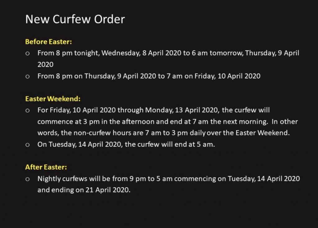 New curfew hours for Easter and beyond > The Jamaican Insider