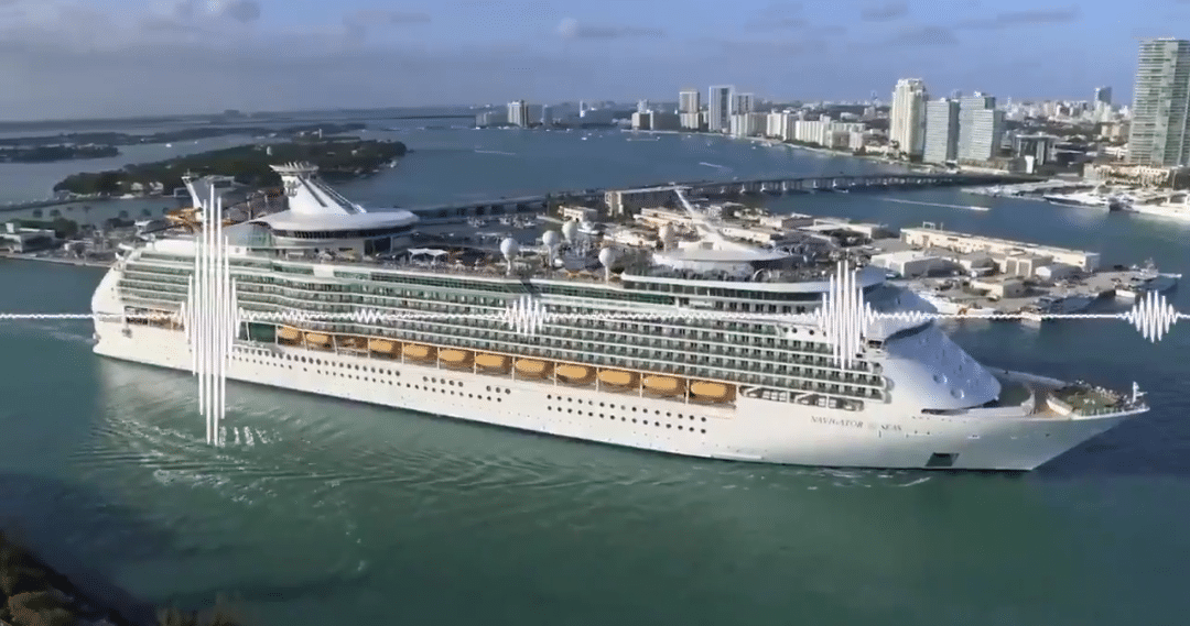 Royal Caribbean Cruise ship on its way to Jamaica with over 1000 ship
